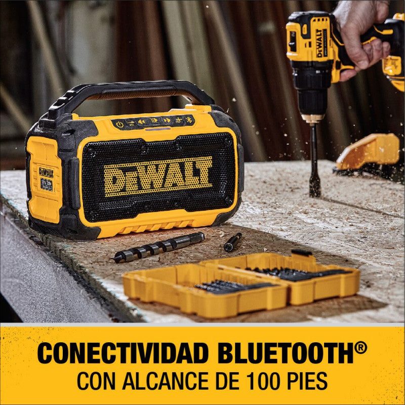 Altavoz Bluetooth DEWALT DCR010 Inalámbrico 12V/20V