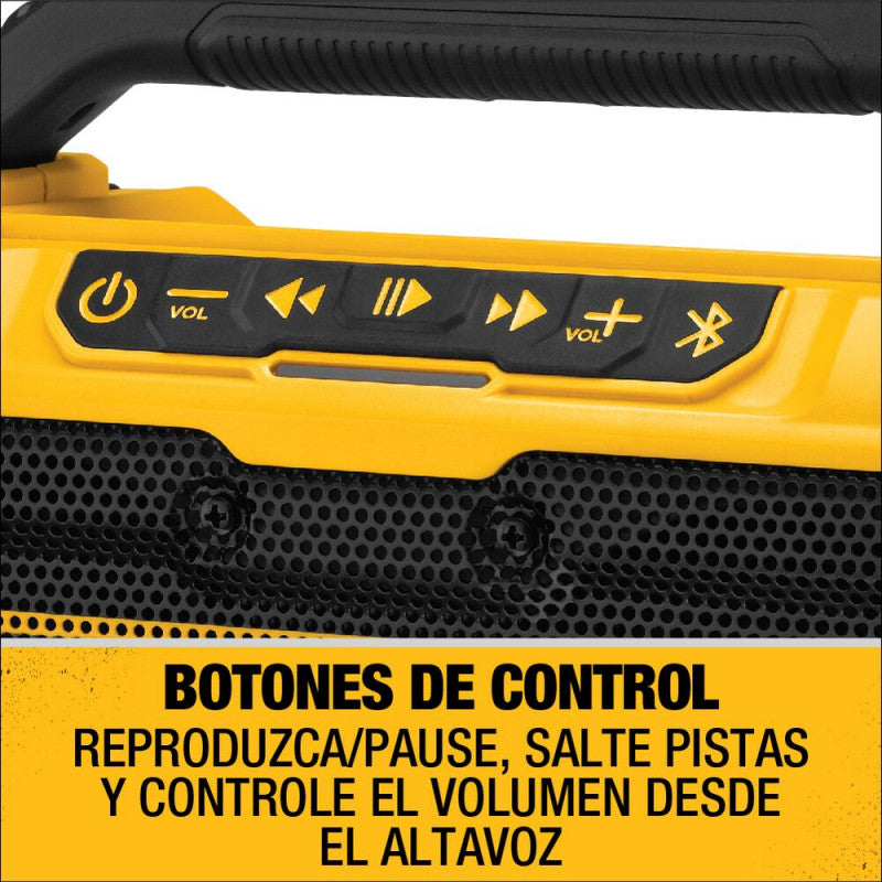 Altavoz Bluetooth DEWALT DCR010 Inalámbrico 12V/20V