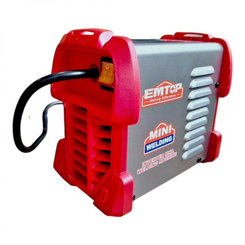 Soldadora Inverter Mini De Mma De 130 Amperios De 110 Y 220 Voltios De Tegnologia Inverter Igbt Marca Emtop