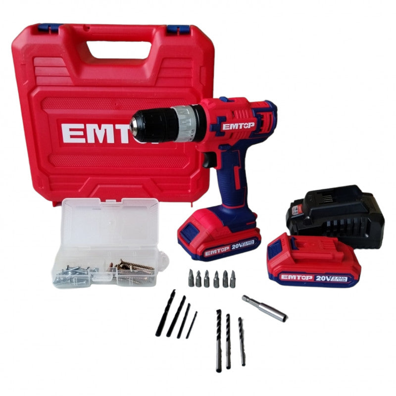 Barreno Percutor Inalámbrico 3/8 Pulg – EMTOP