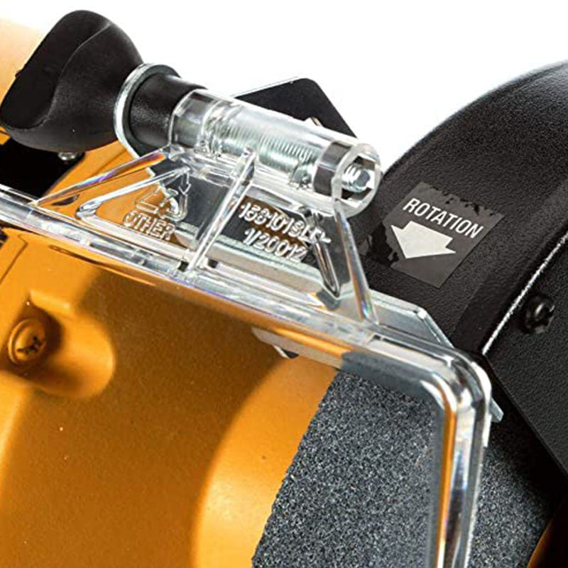 Esmeril De Banco De 8 Pulg 3/4 Hp Con Dos Piedras De Esmeril Marca Dewalt