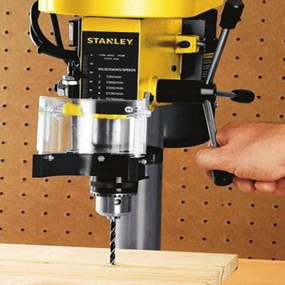 Taladro De Pedestal De 1/2 Pulg De 1/3 Hp De 250 Watts Marca Stanley
