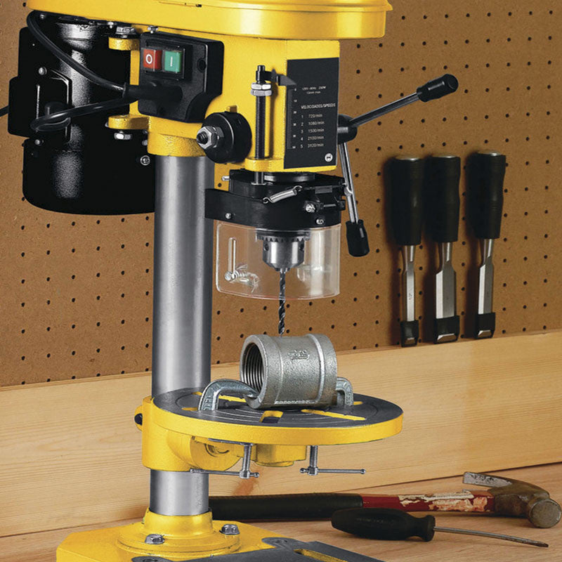 Taladro De Pedestal De 1/2 Pulg De 1/3 Hp De 250 Watts Marca Stanley