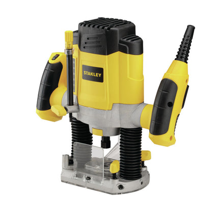 Router De Columna De 1 De 200 Watts De Vel Variable 8 De 000-28 De 000 Rpm De Con 6 Fresas Marca Stanley