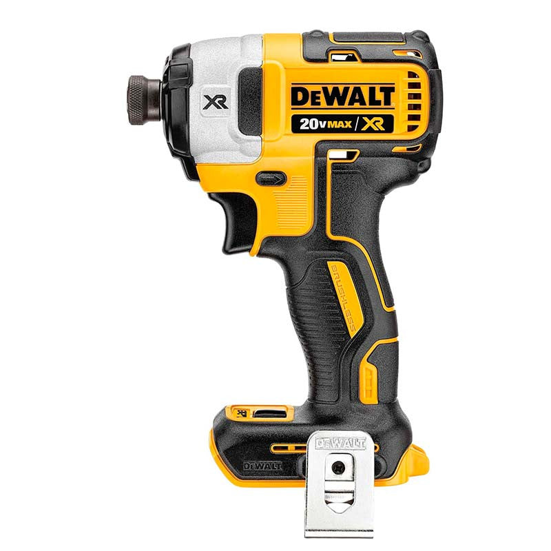 Combo Barreno/Taladro Percutor Y Atornillador De Impacto De Inalambrico 20 Volt De Brushless Con Bolso Marca Dewalt
