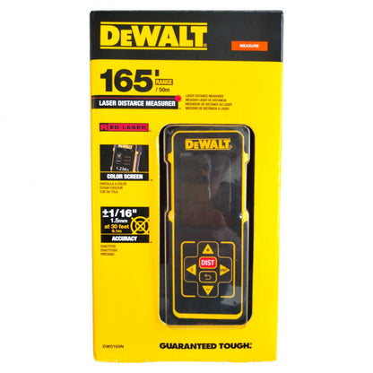 Medidor Láser 50 metros con Pantalla a Color – DEWALT