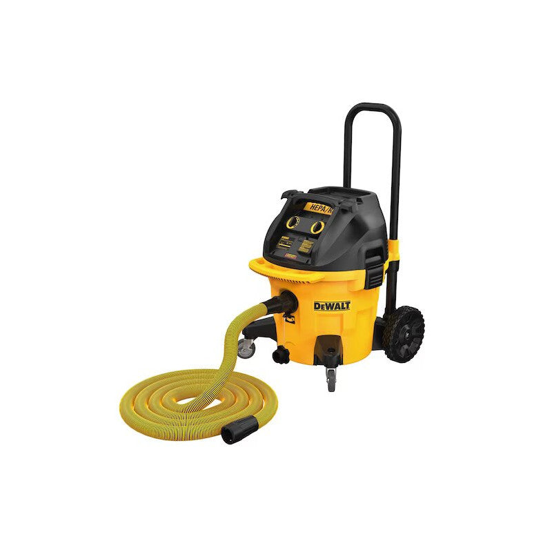 Aspiradora/Extractor De Polvo De Industrial De 10 Galones De Flujo De Aire 155 Cfm De Manguera 15 Pies De Largo Marca Dewalt