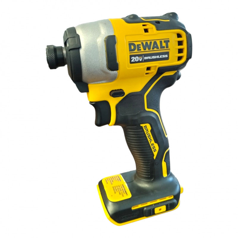 Atornillador De Impacto Inalambrico Atomic De Vastago 1/4 Plg De 20v De Brushless De Sin Cargador Ni Bateria De (Bare Tool)Dewalt