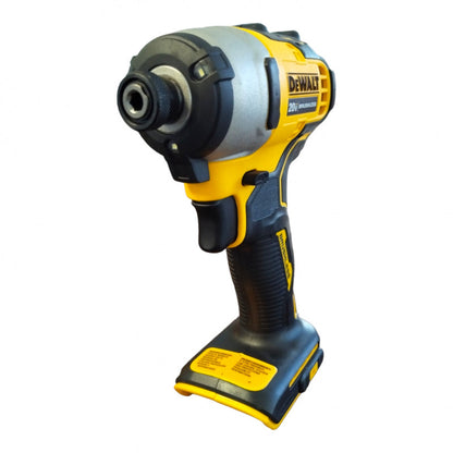 Atornillador De Impacto Inalambrico Atomic De Vastago 1/4 Plg De 20v De Brushless De Sin Cargador Ni Bateria De (Bare Tool)Dewalt