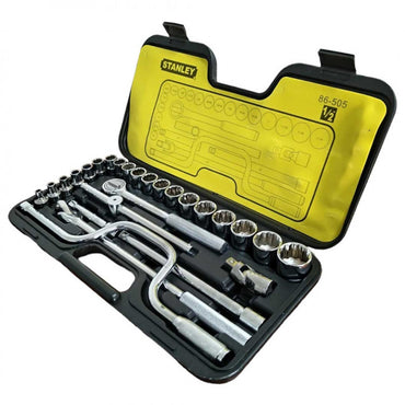Juego Copas 27Pzs 1/2 12Pt Pulg Maleta Stanley