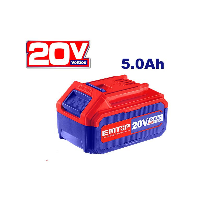 [EBPK20031] -Bateria 20 Voltios, 5 Amperios Hora, De Litio. Marca Emtop