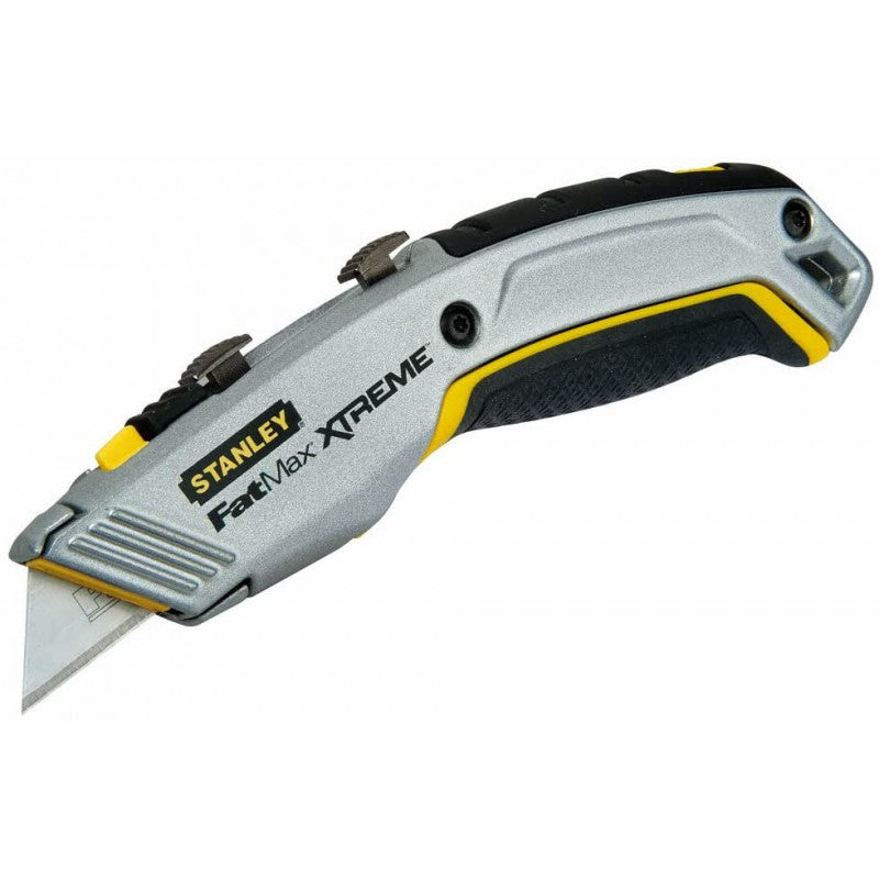 [10-789] -Cuchilla Retractil, Fatmax Xtreme Twin, Largo De 6-7/8 Pulg, 175 Mm, Con 2 Hojas Estandar Y 2 P/Techado. Marca Stanley