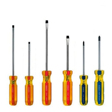 [STHT69170] -Juego De 6 Destornilladores Pro, 4 Planos Y 2 Phillips. Marca Stanley