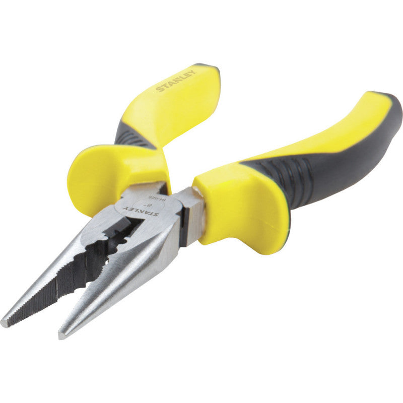 [84-053LA] -Alicate Pro Punta Larga, Superficie Pela Cable, Largo 6 Pulg, Ancho De 2 Pulg, Ancho De Punta 2/5 Pulg. Marca Stanley