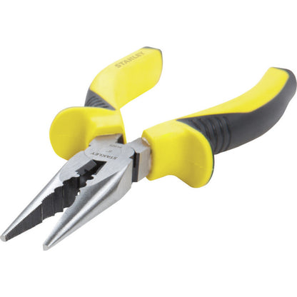 [84-053LA] -Alicate Pro Punta Larga, Superficie Pela Cable, Largo 6 Pulg, Ancho De 2 Pulg, Ancho De Punta 2/5 Pulg. Marca Stanley