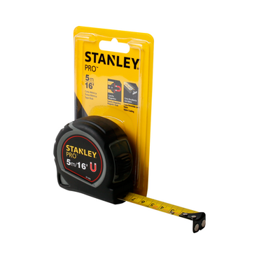 [30-085] -Cinta Metrica, Tipo Pro, Punta Magnetica, 3/4 Pulgadas X 5 Metros. Marca Stanley