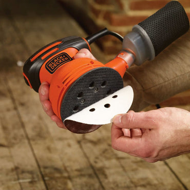 [BDERO100] -Lijadora Roto-Orbital, 5 Pulgadas, 2 Amperios, 12,000 Opm. Marca Black And Decker