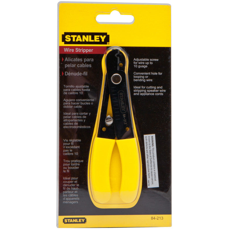 [84-213] -Alicate Pela Cables, Para Cables Calibre De 10 A 26. Marca Stanley