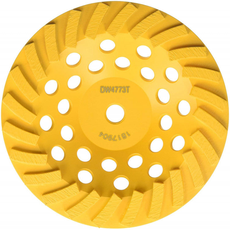 [DW4773T] -Copa De Diamante Turbo, De 7 Pulg, Para Esmeriladoras. Marca Dewalt