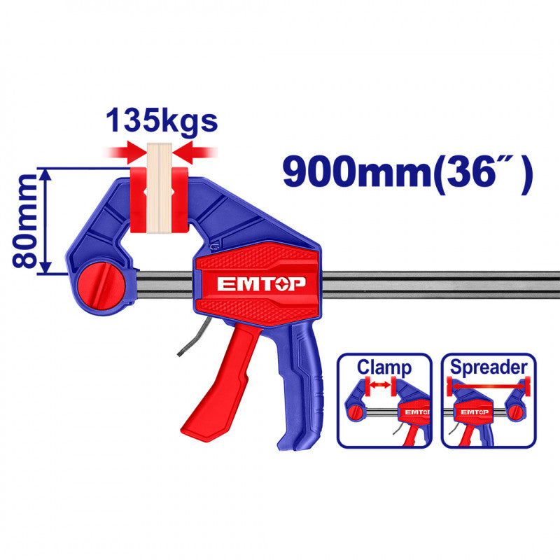 [ECLPQ80361] -Sargento/Prensa Rapida, 36 Pulg. Marca Emtop