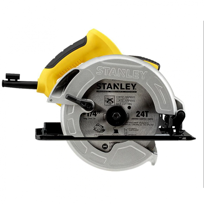 [SC16-B3] -Sierra Circular 7-1/4 Pulg, 1,600 Watts, Incluye 1 Disco 24 Dientes Para Cortar Madera. Stanley (Mo8)