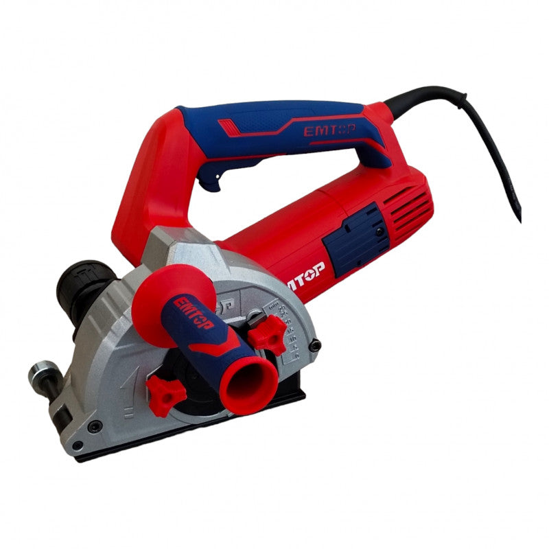 [ULMCR15001] -Cortadora De Concreto Ranuradora De 5 Pulgadas, 1500 Watts, Eje 5/8, 10,500 Rpm, Incluye 4 Discos De Corte. Emtop