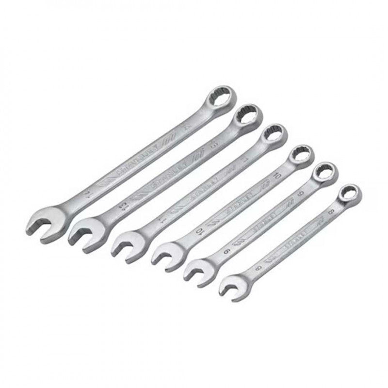[STMT73647-LA] -Juego De 6 Llaves Combinadas Antislip Milimetricas Incluye 8, 9, 10, 11, 13 Y 14 . Marca Stanley