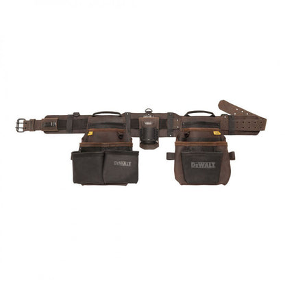 [DWST550113] -Cartuchera/Portaherramientas De Cuero Con Cinturon Ajustable, Multiples Compartimientos. Marca Dewalt