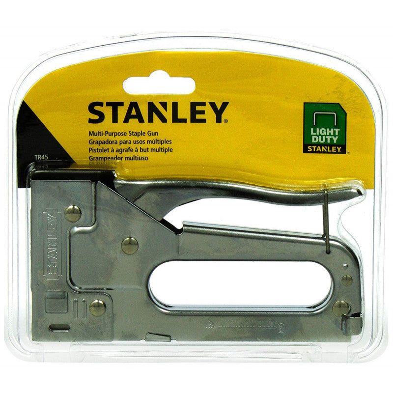 [TR45] -Engrapadora De Uso Ligero, Para Grapas De 3/8, 5/16 Y 14 Pulgadas De Profundidad . Marca Stanley