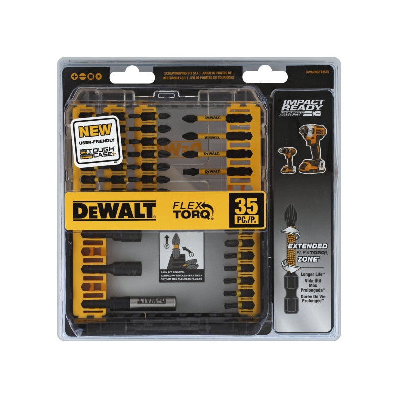 [DWA2NGFT35IR] -Set De 35 Puntas De Impacto Para Atornillar. Marca Dewalt