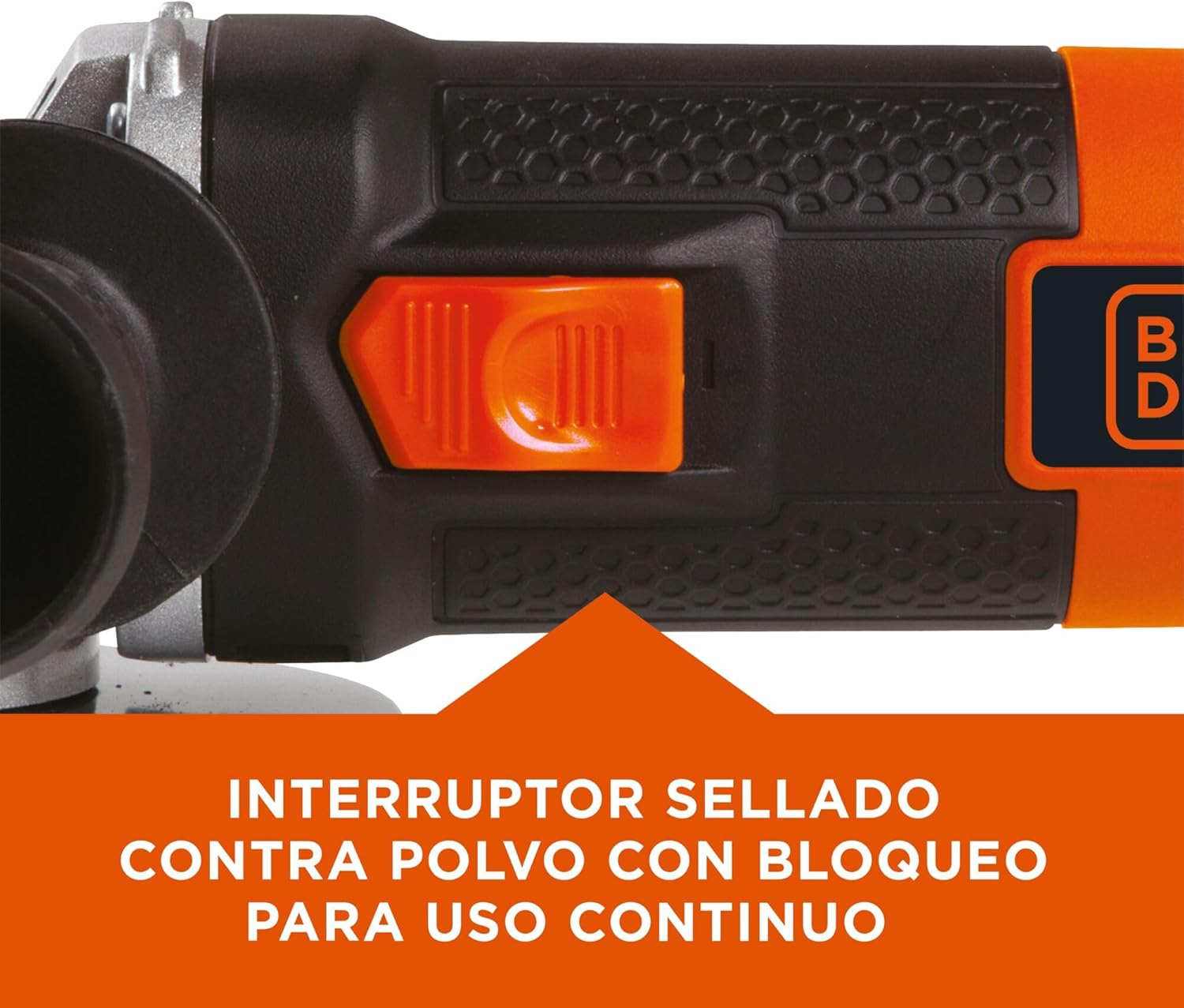 Pulidora BLACK+DECKER 4-½" 920W con 6 Discos Gratis