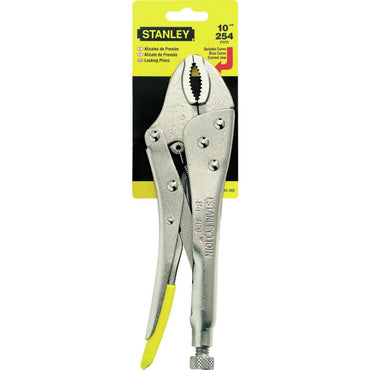 [84-369] -Alicate De Presion Curvo, Largo De 10 Pulgadas, Vise Grip Quijada Curva. Marca Stanley