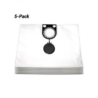 [DWV9402] -Kit De 5 Bolsas De Forro Polar Sintetico, Para Recolector De Polvo Dwv010, Dwv012, Dwv015. Marca Dewalt
