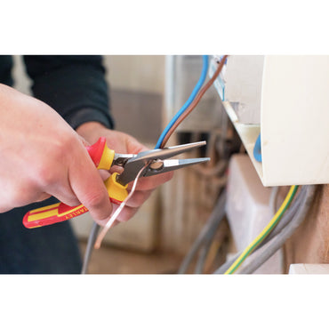 [84-006] -Alicate Maxsteel Vde 1000v, De Punta Larga, Largo De 6-1/2 Pulgadas, 165 Milimetros. Marca Stanley