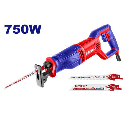 [ULRSW7501] -Sierra Sable/Reciproca, 750 Watts, Velocidad Variable 900 A 3300 Rpm. Emtop