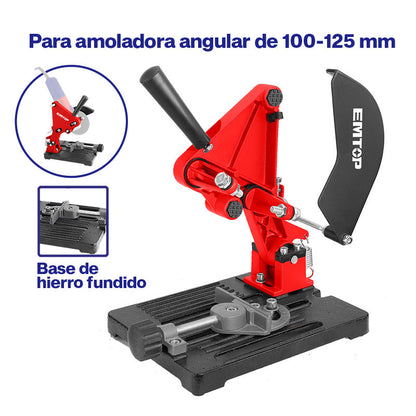 [EMASC1251] -Soporte/Base Para Amoladora Angular De 4 1/2, Angulo De Sujecion 0 A 45 Grados. Marca Emtop