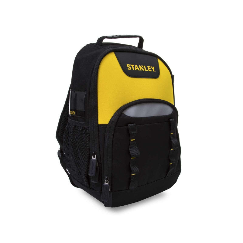 [STST515155LA] -Mochila Para Herramientas, Altura 18 Pulgadas, Profundidad 7 Pulgadas, Largo 12 Pulg, 2 Bolsillos. Marca Stanley