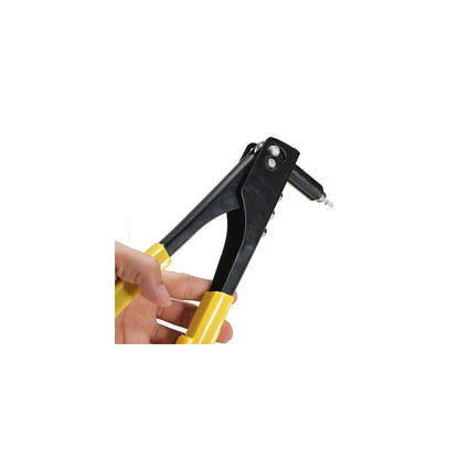 [69-646] -Remachadora Para Trabajo Mediano, 3 Boquillas, Para Remaches De 1/8, 5/32 Y 3/16 Pulgadas. Marca Stanley