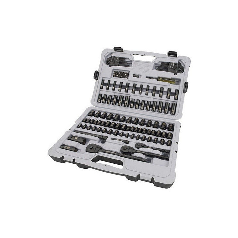 [STMT74084] -Juego De 143 Herramientas Mecanicas, Copas, Ratchets, Llaves, Extensiones, Puntas, Adaptadores. Marca Stanley