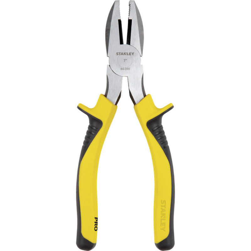 [84-055LA] -Alicate Pro De Electricista, Largo De 7 Pulgadas, Ancho De 2-4/11 Pulgadas, Ancho De Punta De 1/2 Pulg. Marca Stanley