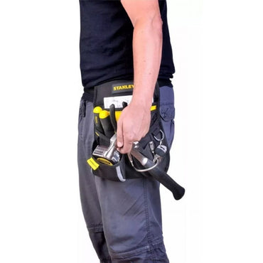 [STST511324LA] -Bolsa/Cartuchera Para Herramientas,Varios Bolsillos, Largo 9-1/2 Pulg, Profundidad 2 Pulg, Altura 13-3/4. Stanley
