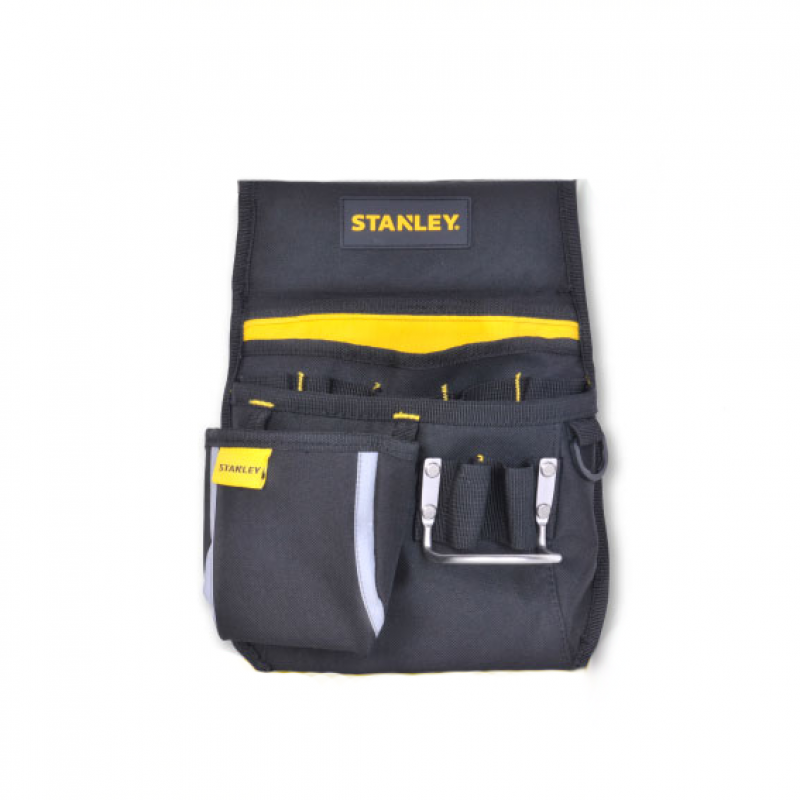 [STST511324LA] -Bolsa/Cartuchera Para Herramientas,Varios Bolsillos, Largo 9-1/2 Pulg, Profundidad 2 Pulg, Altura 13-3/4. Stanley