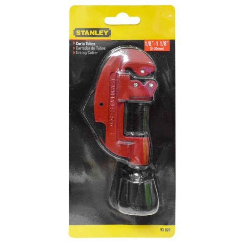 [93-020] -Corta Tubos, Apertura De 1/8 A 1-1/8 Pulgadas De 3 A 29 Milimetros. Marca Stanley