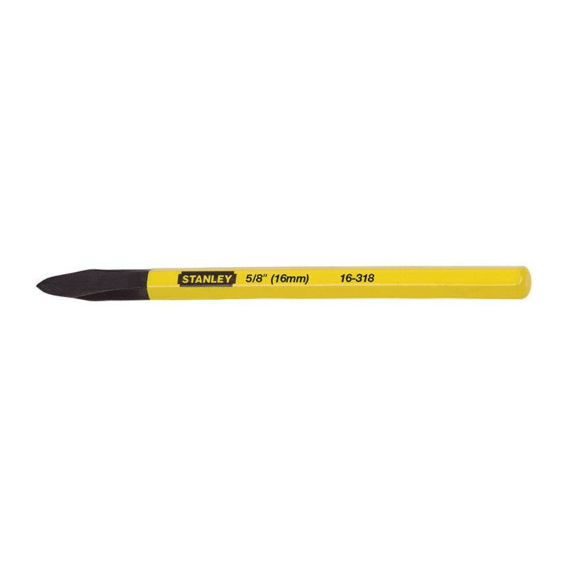 [16-318] -Puntero/Cincel Manual De Punta, 5/8 De Punta X 10 Pulgadas De Largo . Marca Stanley