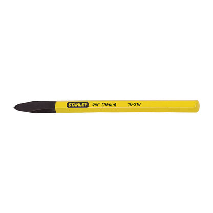 [16-318] -Puntero/Cincel Manual De Punta, 5/8 De Punta X 10 Pulgadas De Largo . Marca Stanley