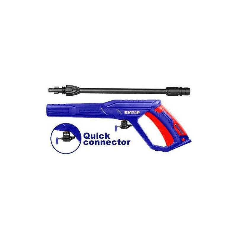 [EHPS0101] -Pistola Y Lanza Para Hidrolavadora Modelo Ulhpw1801. Marca Emtop
