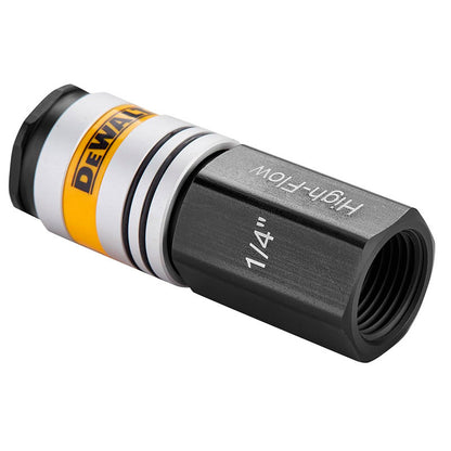 [DXCM036-0216] -Acople Rapido Hembra Alto Caudal De 3/8, Rosca Npt 1/4. Dewalt