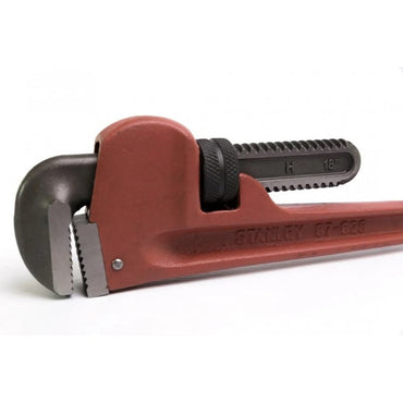 [87-625] -Llave De Tubo, Stillson, Largo De 18 Pulgadas, Apertura De 3-1/8 Pulgadas, Peso De 5.2 Libras. Marca Stanley