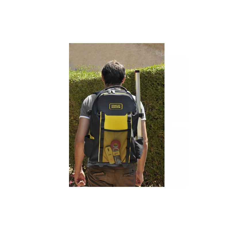 [FMST514196LA] -Mochila Fatmax Sobre Ruedas, 50 Bolsillos, Largo 20 Pulg, Profundidad 8 Pulg, Altura 13-5/8 Pulg. Marca Stanley