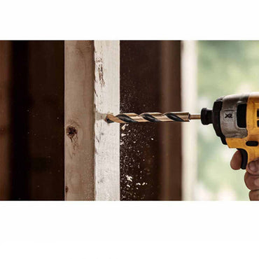 [DWA5032] -Broca Hss Para Metal Y Madera De 1/2 Pulgadas, Vastago Hexagonal De 1/4 Pulgadas. Marca Dewalt